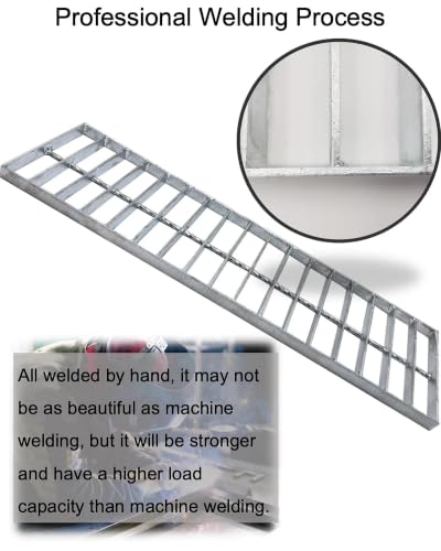 Image of Galvanized Steel Drain Grate, Driveway Channel Cover 24x6 in