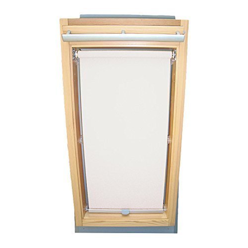Hochwertiges Abdunkelungsrollo Rollo für Velux DKL/DKU/RHL/RHU-EP GGU,GPU,GHU,GTU MK08 weiss // Verdunkelungsrollo/Verdunkelungs-Rollo/Fensterrollo