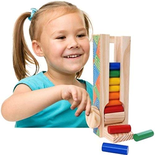 Manivela Maluca Em Madeira - Multicolorido - New Art