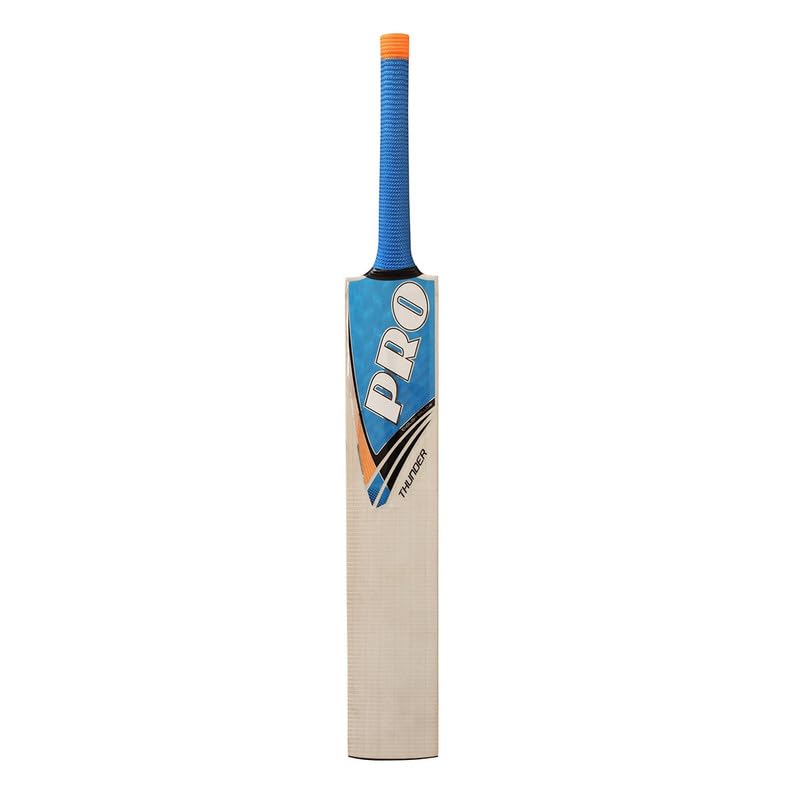Protos Thunder - Mazza da cricket in salice inglese, manico corto, per adulti