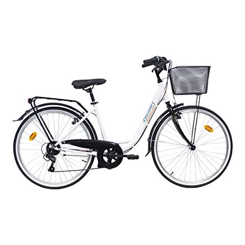 Discovery Damen Citybike 26 Zoll-Farbe Weiß Cover