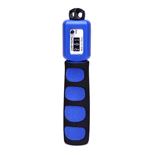 Anser Rope Skipping 390 Adjustable Jump Rope With Counter And Comfortable Handles (Blue) #TOP5