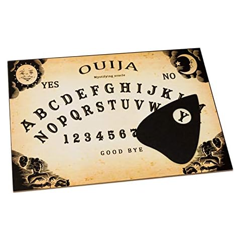 WICCSTAR Classic style Ouija Board game with Planchette and detailed instruction Cover