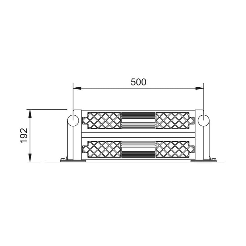 AstralPool PELDAÑO Seguridad Doble SUPERF. AISI316 Marca