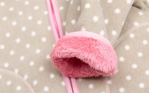 Image of LittleSpring Boys Girls Polar Fleece Jackets Fur Lined Zip Up Warm Winter Coat