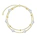 Qinhaixi 9 CT Opal Opal Anklet, caviglia a strati a strati con perline in oro giallo solido, per donne femminili da donna mum sorelle, 8 '+1' +1 ' immagine