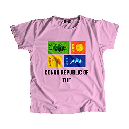 T-shirt Congo casual rose clair parfait pour vos sorties d'été décontractées