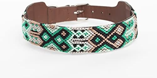 XUXO Dog Collar, Vegan Leather, Handmade, Water Resistant, Durable, Mahahual, XXS