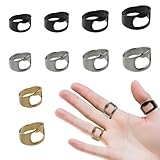10 PCS Bottle Opener Ring, Stainless Steel Ring Bottle Opener, Easy and Comfortable to Use, for Men Women Party Present Supplies, 3 Mixing Size