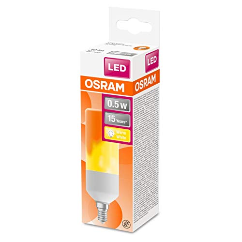Osram LED Flammen-Glühbirne STAR FLAME STICK E14 0,50W