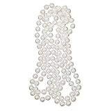 perlenkette weiß Ausgezeichnetes Kostümzubeh？r für Vintage 20er / 30er Flapper M？dchen verkleiden sich, Charleston Ball und Karneval.