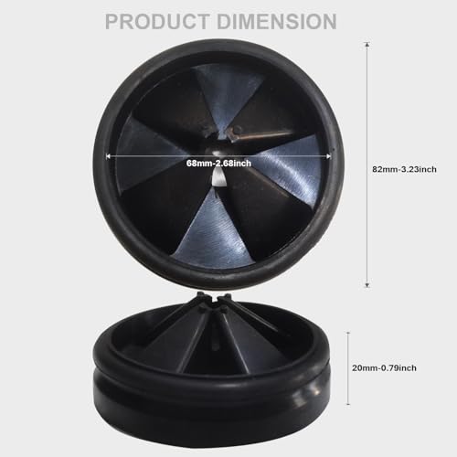 Sink Baffle QCB-AM Replacement Garbage Disposal Splash Guards Removable Quiet Collar Drain Plugs, Garbage Disposer Accessories - Thumbnail 3