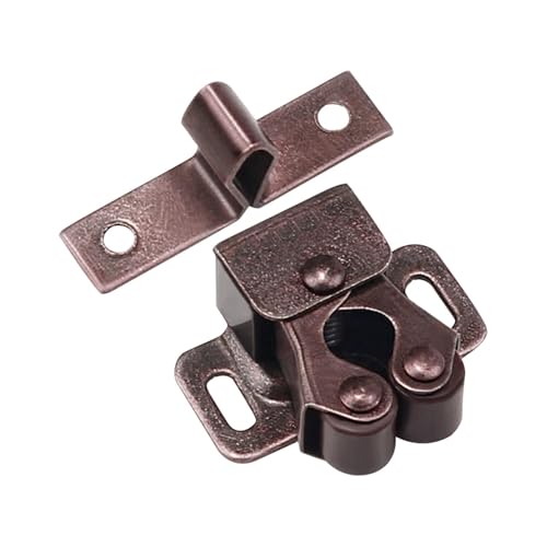 Chiusure a per porte interne, chiusura in metallo, chiusura a scatto a doppia rotella, per porte di mobili