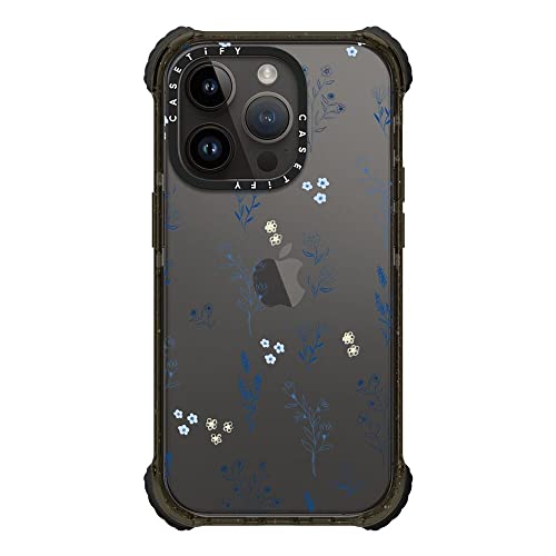 Coque iPhone 14 Pro Casetify Ultra Impact Finition Noir Brillant