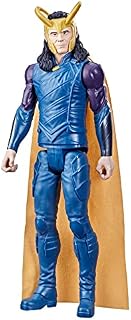 Marvel Avengers Titan Hero Series Collectible Loki Action Figure, Toy For Ages 4 and Up F2246, Black, 12-Inch