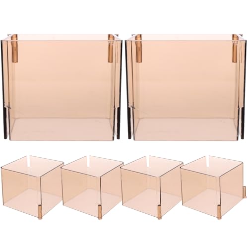 DEARMAMY 6 pièces Organisateur Tiroir Séparateurs Réglables Diviseurs pour Rangement Vêtements Dressing Flexible