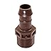 Produktbild Rain Bird Tropfrohr Dripline XFD 16 mm, 33 cm - druckausgleichend + selbstreinigend, 2,3 l/h überirdisch, XFF Verbinder Bogen T-stück Kupplung Adapter (XFF-MA-050 Adapter 1/2 AG)