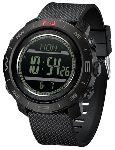 Military ABC Digital Watch with Thermometer