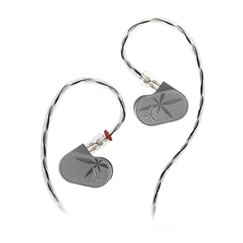 Moondrop LAN ll Earphone 4.4mm 3.5mm Plug 0.78mm Interchangeable Cable 10mm Double-Cavity HiFi in-Ear Wired Headphones (LAN II POP)