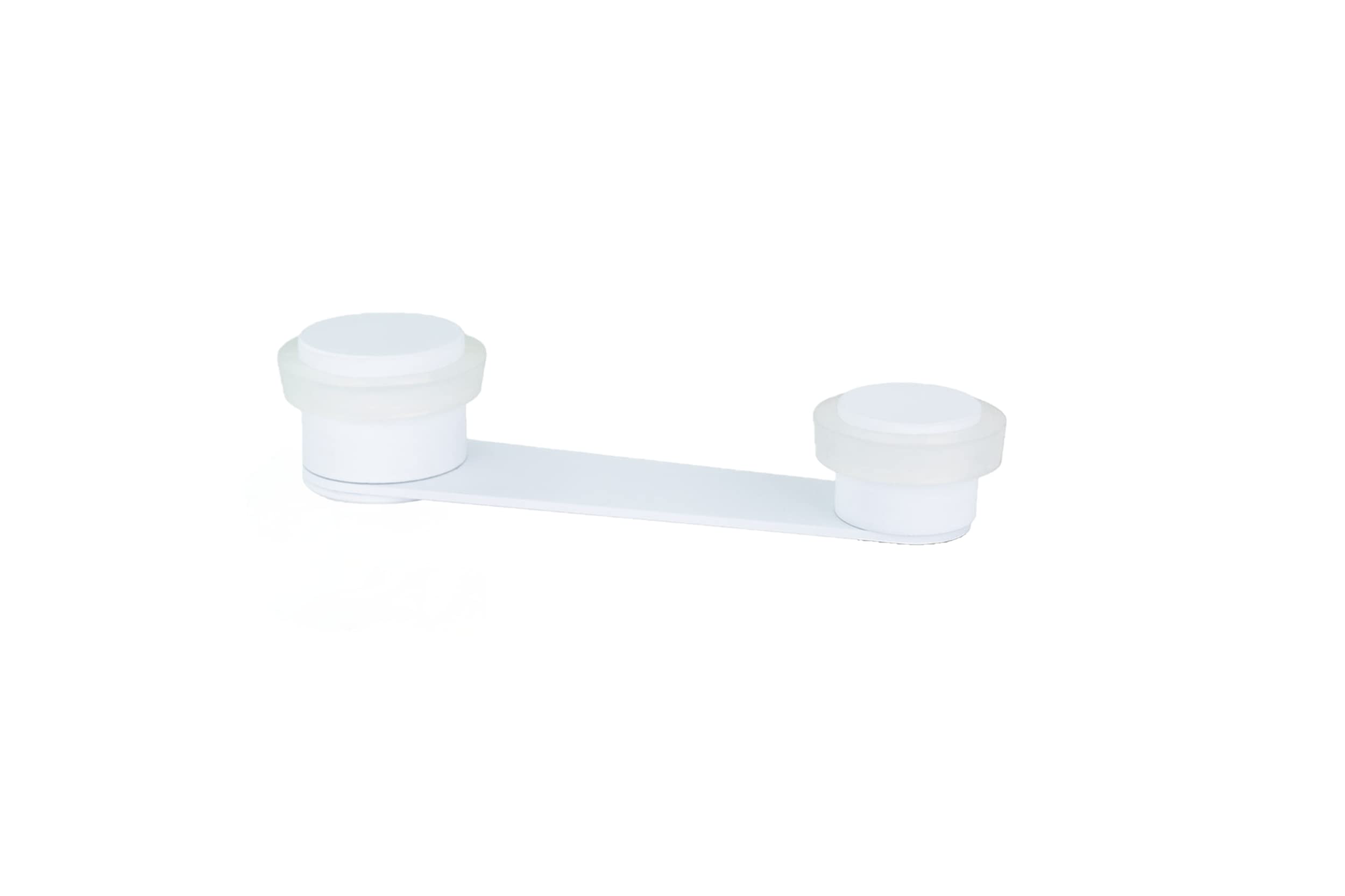 Arrêt de porte en acier inoxydable blanc au design minimaliste et robuste