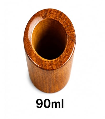 Image of Vijaysar Wood Glass 90 ml | Ayurvedic Pterocarpus Marsupium Herbal Tumbler | Vijaysar Ki Lakdi Ka Bija Glass for Sugar Care
