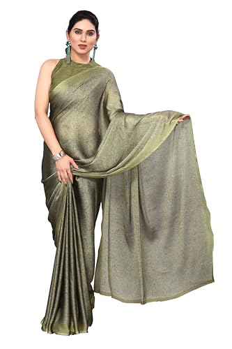 Image of MIRCHI FASHION Saree for Woman Chiffon Georgette Floral Printed | Breathable Lightweight Sari for Office Use and Farewell Ceremonies with Blouse Piece