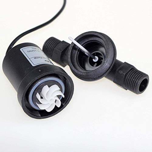 bayite BYT-7A014 DC 12V Solar Hot Water Heater Circulation Pump Low Noise 3M Discharge Head 2.1GPM