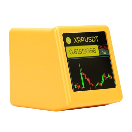 Monitor de Precios Criptográficos WiFi y Reloj de Escritorio Inteligente ABS 4