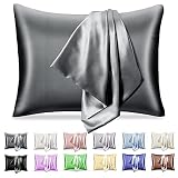 pendali Satin Bed Pillowcase, Both Side Silky Soft Satin Pillowcases for Hair and Skin, Bed Pillow C