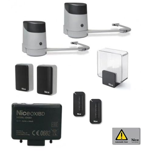 NICE HOPPBDKCE 24 V Kit d'automatisation portail battant portes battantes