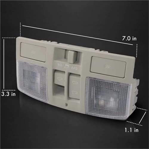 Consola superior BBM6-69-970 con lámpara de techo Doom interior para Mazda 3 con techo solar 6
