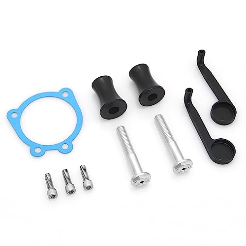 Happy-Motor Black Air Intake Softail Hertiage Air Filters Fit For Harley Dyna Street Bob Electra Glide Filters Black 2001-2007 #TOP6