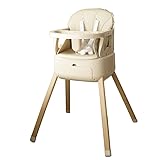 colulu(コルル) スワリス ベビーチェア ローチェア ハイチェア 折りたたみ 持ち運び 立ちあがり防止 赤ちゃん 子供 キッズ 離乳食 テーブル付き リビング SWRIS 3in1 ベビーハイチェア キッズチェア (ベージュ)