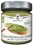 Sicilian Bronte Pistachio Spread - Gluten Free - NO Preservatives - NO Artificial Color - Gourmet...