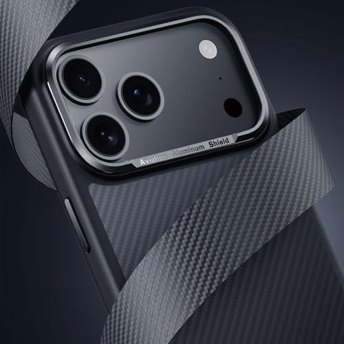 Coque iPhone 17 Air souple et rigide anti rayure dos aramide noir