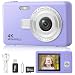 Produktbild Digitalkamera Fotokamera mit 64GB Karte,Tragbare Fotoapparat mit 2,4" LCD Bildschirm,HD 1080P Fotokamera Kompaktkamera,40MP Fotoapparat,8X Digital Zoom Digital Kamera für Teenager,Anfänger (Lila)
