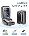 Vewaci Wall Safe Key Lock Box, 12 Digit Combination Lock Box for Keys with Resttable Code, Large Capacity & Weatherproof Outdoor Lockbox, Spare Key Safe Storage Lock Box for Home, Office, Garage