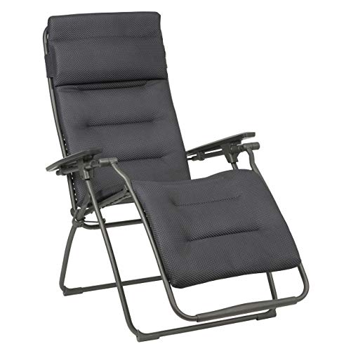 Lafuma Fauteuil relaxation Futura Be Comfort noir gris LFM3130 8902