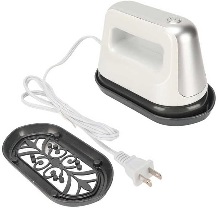 Iron Ironing Machine Mini Heat Press Machine Silver Handheld Heat Transfer Heat Press Machine For T Shirt Shoes Hat US Plug 110V