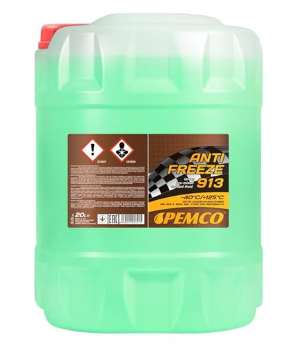 Radiateur antigel 913 g11 à jusqu'à -40 °c vert pemco 20 l