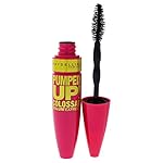 Maybelline Volum' Express Pumped Up Colossal Mascara, Washable Formula Infused with Collagen for Up To 16x Lash Volume, Glam Black, 1 Count