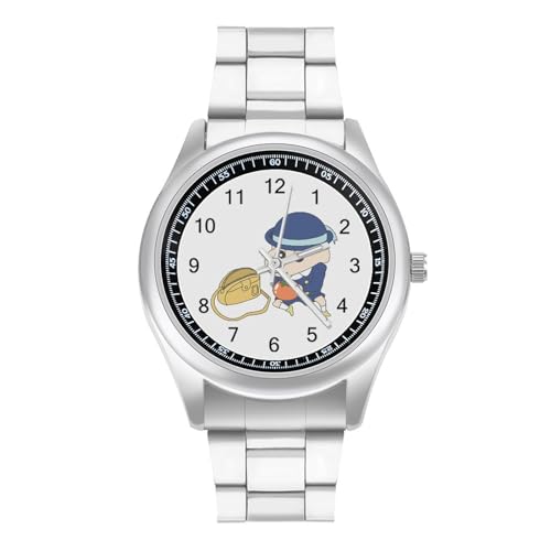 クレヨンしんちゃん 腕時計 メンズ 人気 うで時計 メンズ ファション ストップウォッチ おしゃれ スポーツウォッチ シンプルな文字盤 が見やすい 誕生日 人気 ギフト キャラクター グッズ