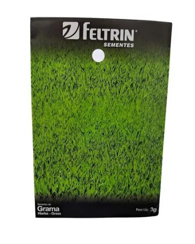Semente De Grama São Carlos Folha Larga 6.000 Sementes 3g