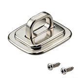 TDCuizent Staffa di montaggio di sicurezza per computer in lega di zinco per laptop con viti e nastro per Kensington Noble Locks per Dell per MACBOOK Pro Argento