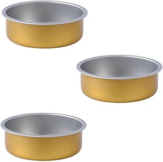 3 Pack Spirit Burner Portable Ultralight Solid Fuel Tablets Holder Bowl Container for Trangia Burners Alcohol Stove Wax Starter Charcoal Tablet Cones Outdoor Camping Hiking Backpacking Cooking