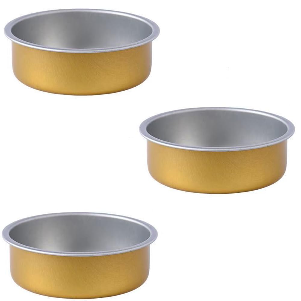 RecDec 3 Pack Spirit Burner Portable Ultralight Solid Fuel Tablets Holder Bowl Container for Trangia Burners Alcohol Stove Wax Starter Charcoal Tablet Cones Outdoor Camping Hiking Backpacking Cooking
