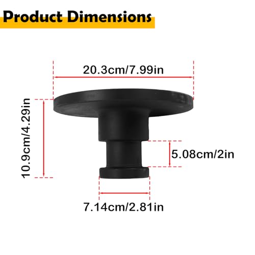 ELSOON WA15 5050 Forged Steel Trailer King Pin with 2" Collar and 3/8" Bolster Plate Compatible with 5th Wheel Trailers for Enhanced Towing Stability and Load Capacity by ELSOON - Image 7