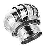 SHINEOFI Hotte De Ventilation Pour Sécheuse Et Cheminée Sortie Échappement Acier Protecteur Pour Toit Et Maison Évacuation Air Et Fumée