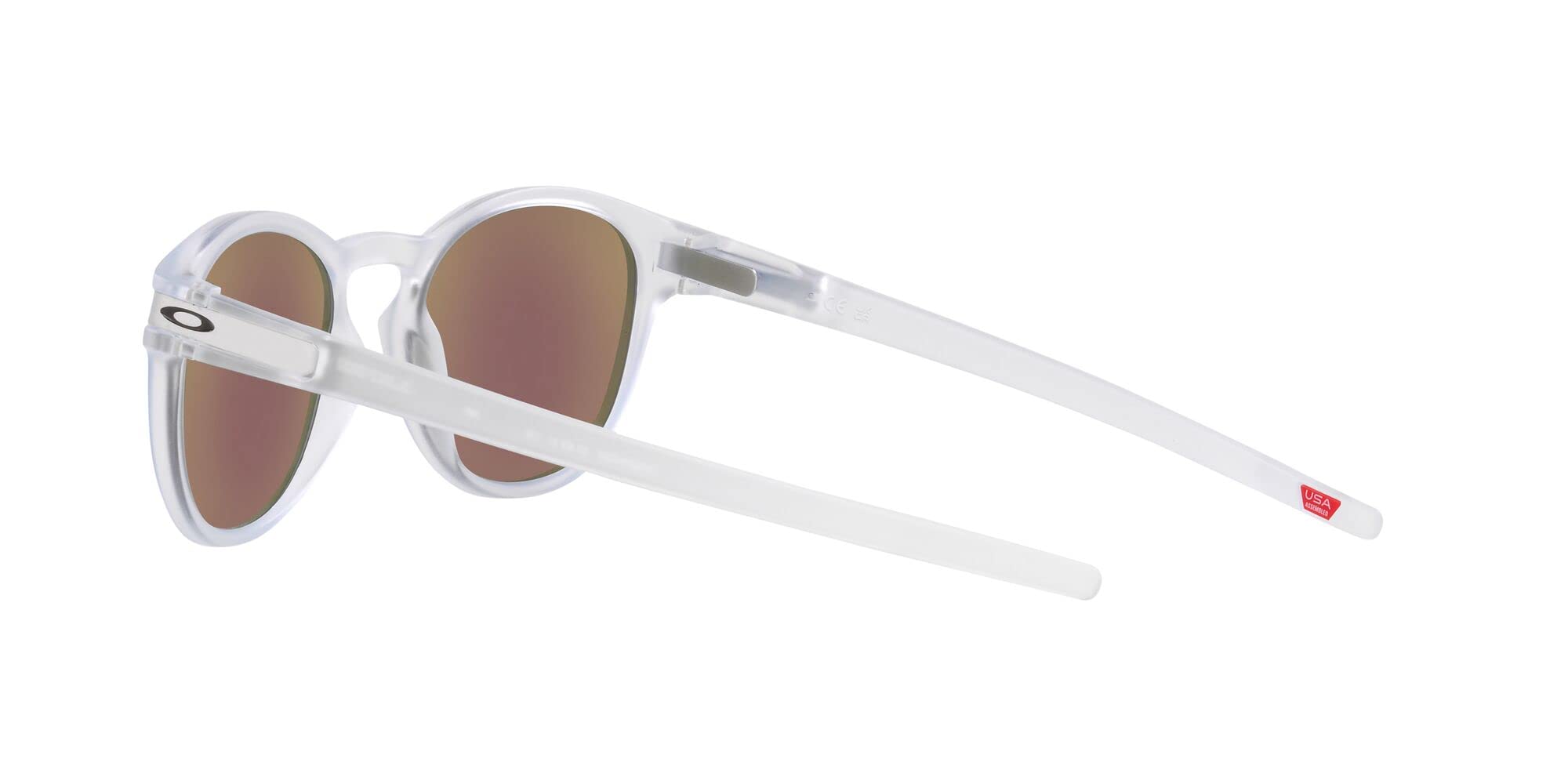 Oakley Wire Tap 2.44 Sunglasses, mattes Kristall/Prizm Saphir, 53/21/139 Herren, Mattes Kristall/Prizm Saphir, 53/21/139