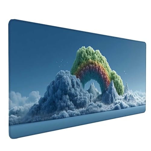 Tapis de souris XXL 1200 x 600 mm idéal pour le télétravail et l'organisation du bureau